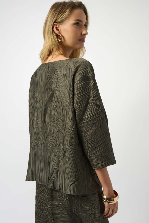 Blusa con textura geométrica – Joseph Ribkoff 253002