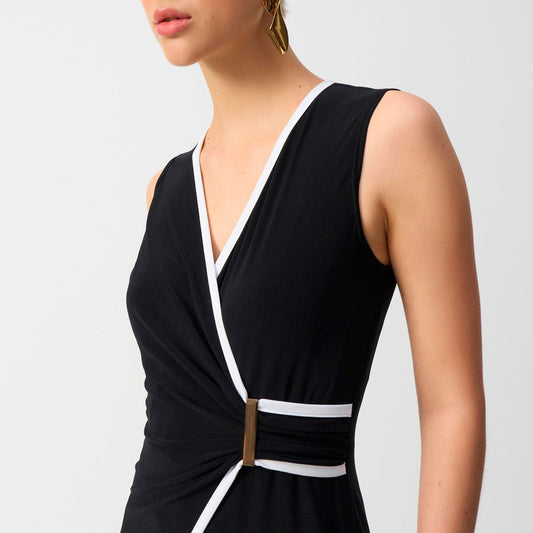 Mono Negro con Detalles Blancos - Joseph Ribkoff 251048