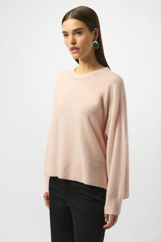 Suéter Oversize Rosa – Elegancia Suave y Atemporal
