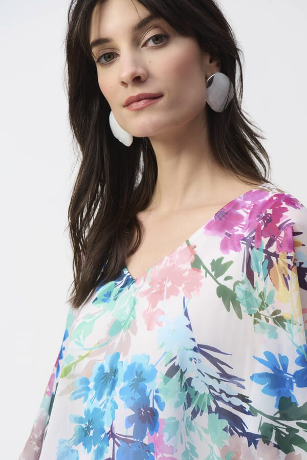 Blusa Tipo Oversize Estampada – Joseph Ribkoff 251238