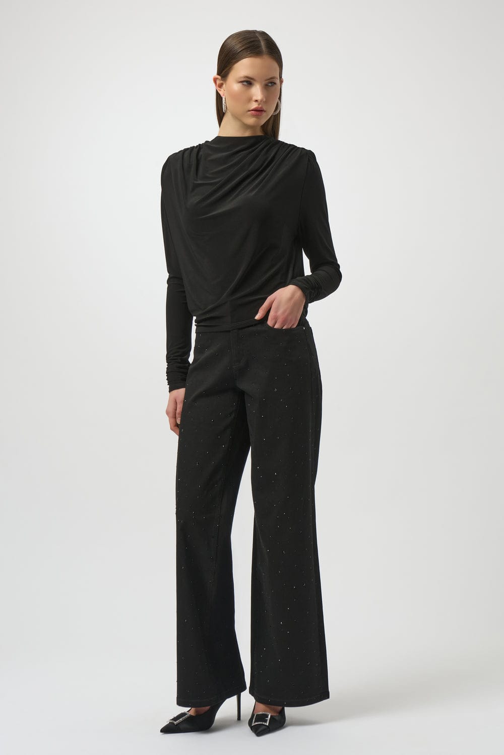 Blusa Draped Elegance – Joseph Ribkoff 254030