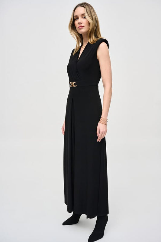Jumpsuit Elegante con Hebilla Dorada Joseph Ribkoff - 243284