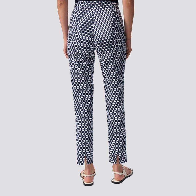 Pantalón Slim Fit Estampado Geométrico-Joseph Ribkoff 251099