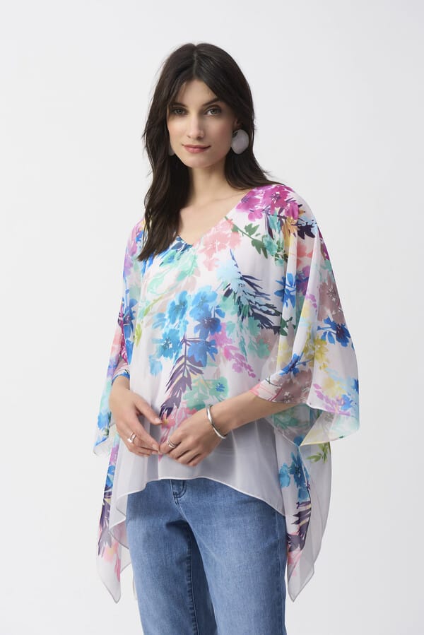 Blusa Tipo Oversize Estampada – Joseph Ribkoff 251238