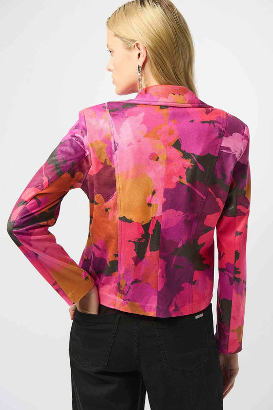 Chaqueta de Cuero Floral – Joseph Ribkoff 253954