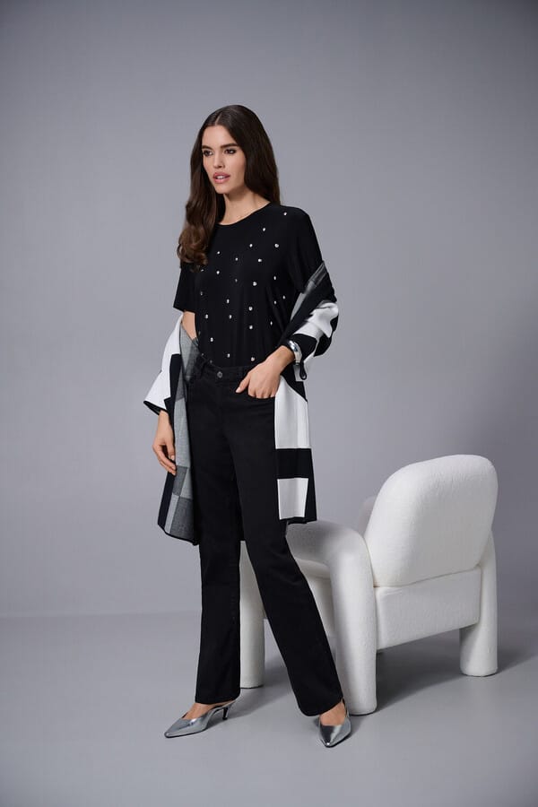 Blusa Black Shine – Joseph Ribkoff 253203