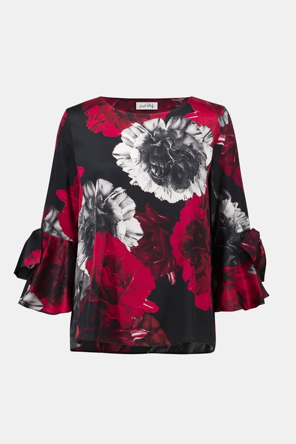 Blusa Floral Ruffle – Joseph Ribkoff 253299