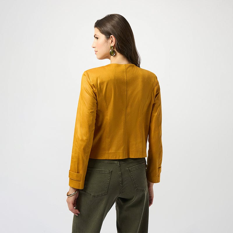 Chaqueta estilo militar en cuero vegano – Joseph Ribkoff 253935