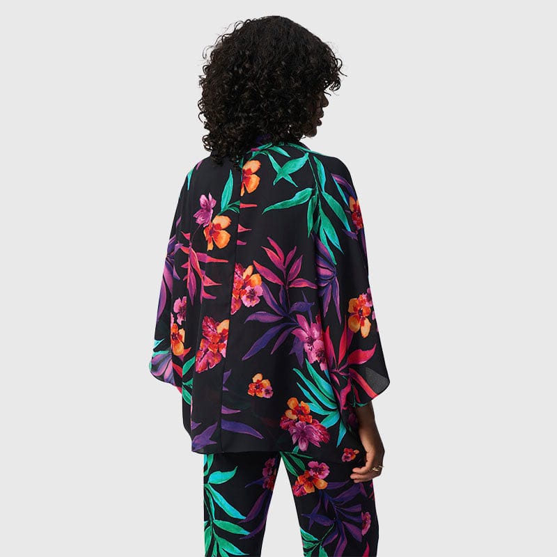 Blusa Cruzada Floral de Gasa – Joseph Ribkoff 251127