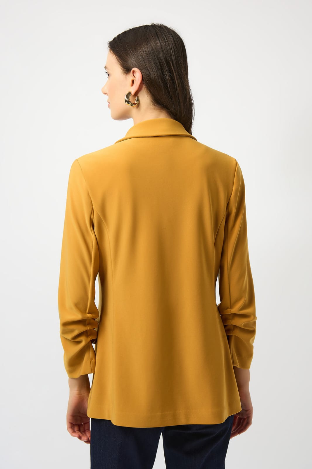 Blazer mostaza con botones dorados - Joseph Ribkoff 253034