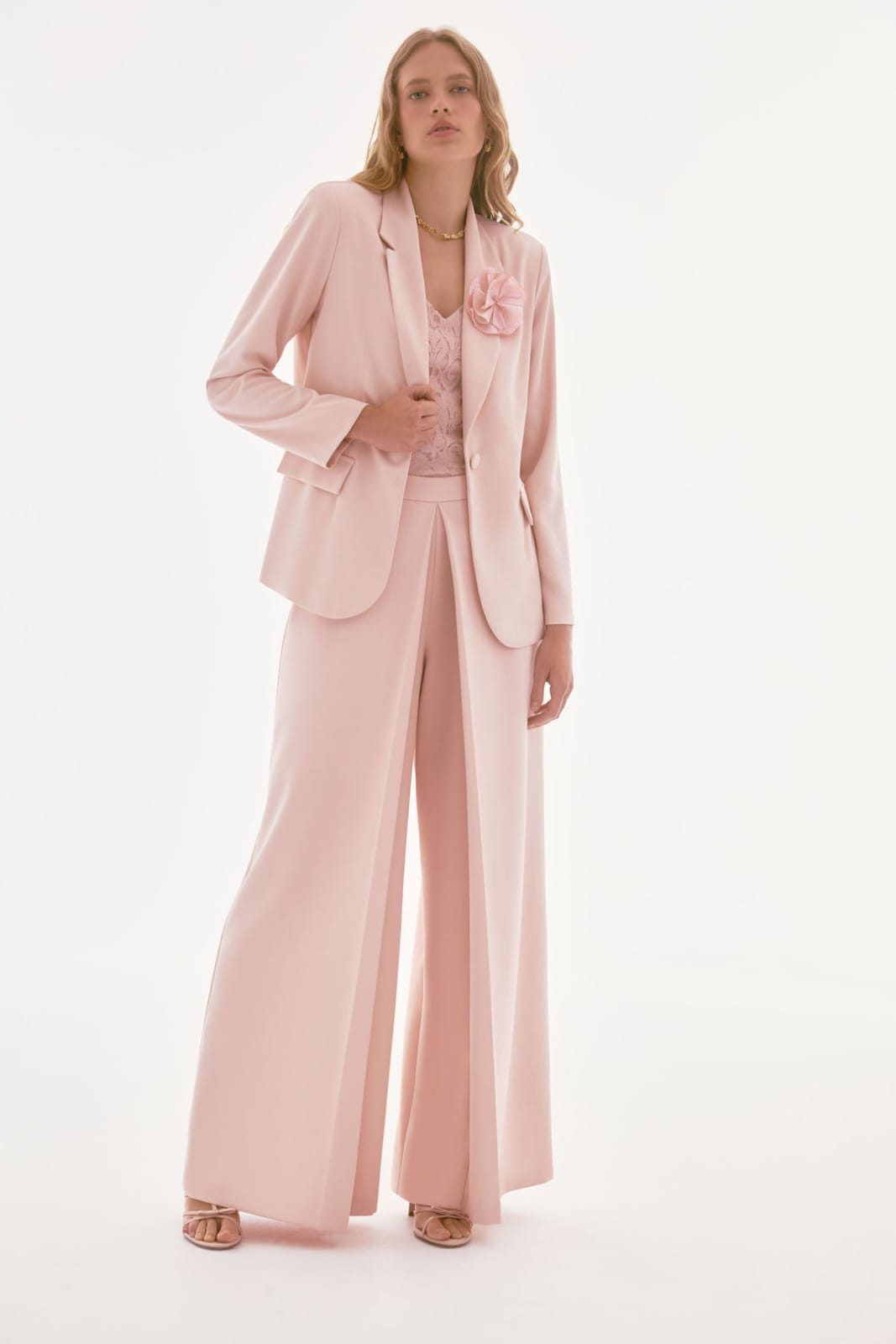 Pantalón Palazzo Rosa Pastel – Joseph Ribkoff 251734