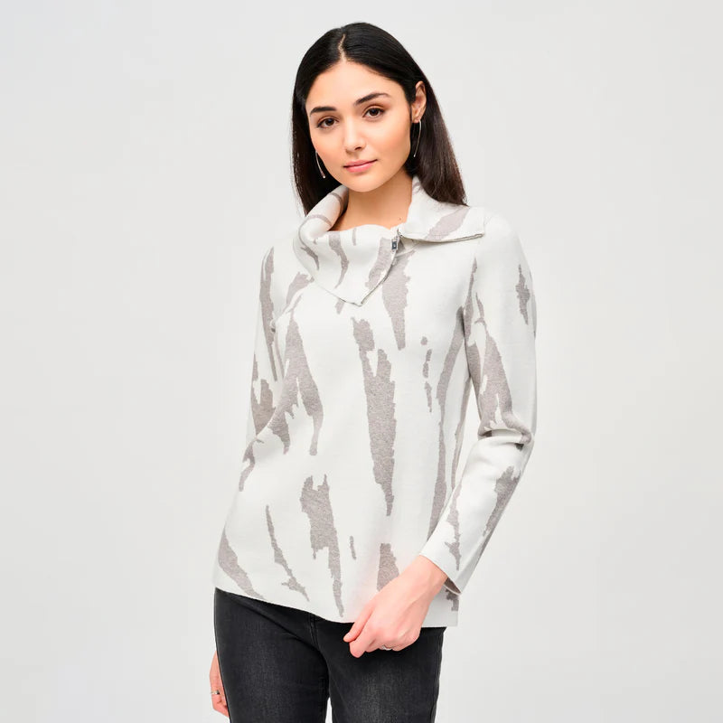 Blusa Estampada en Tonos Neutros – Elegancia Natural 243945