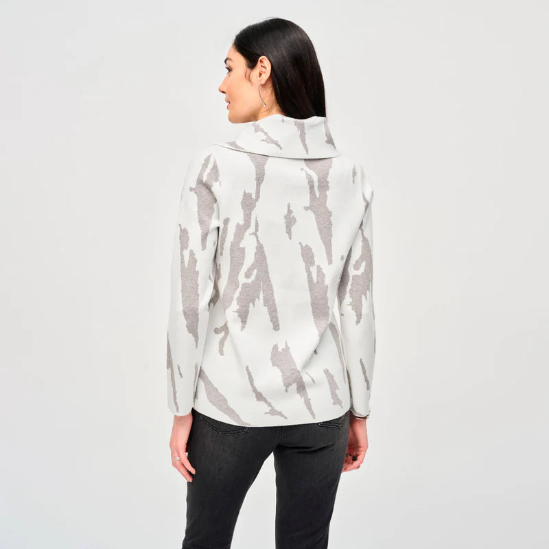 Blusa Estampada en Tonos Neutros – Elegancia Natural 243945