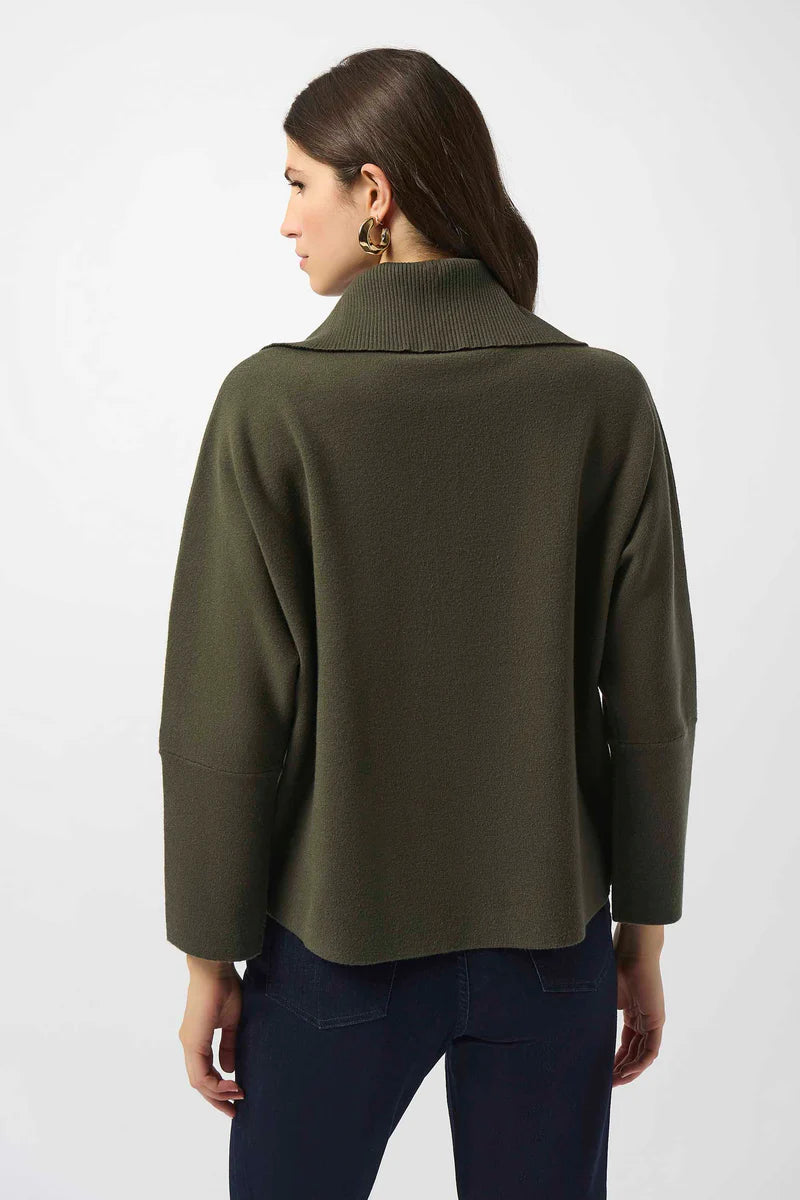 Blusa Tejida Mostaza con Cierre – Sofisticación Casual