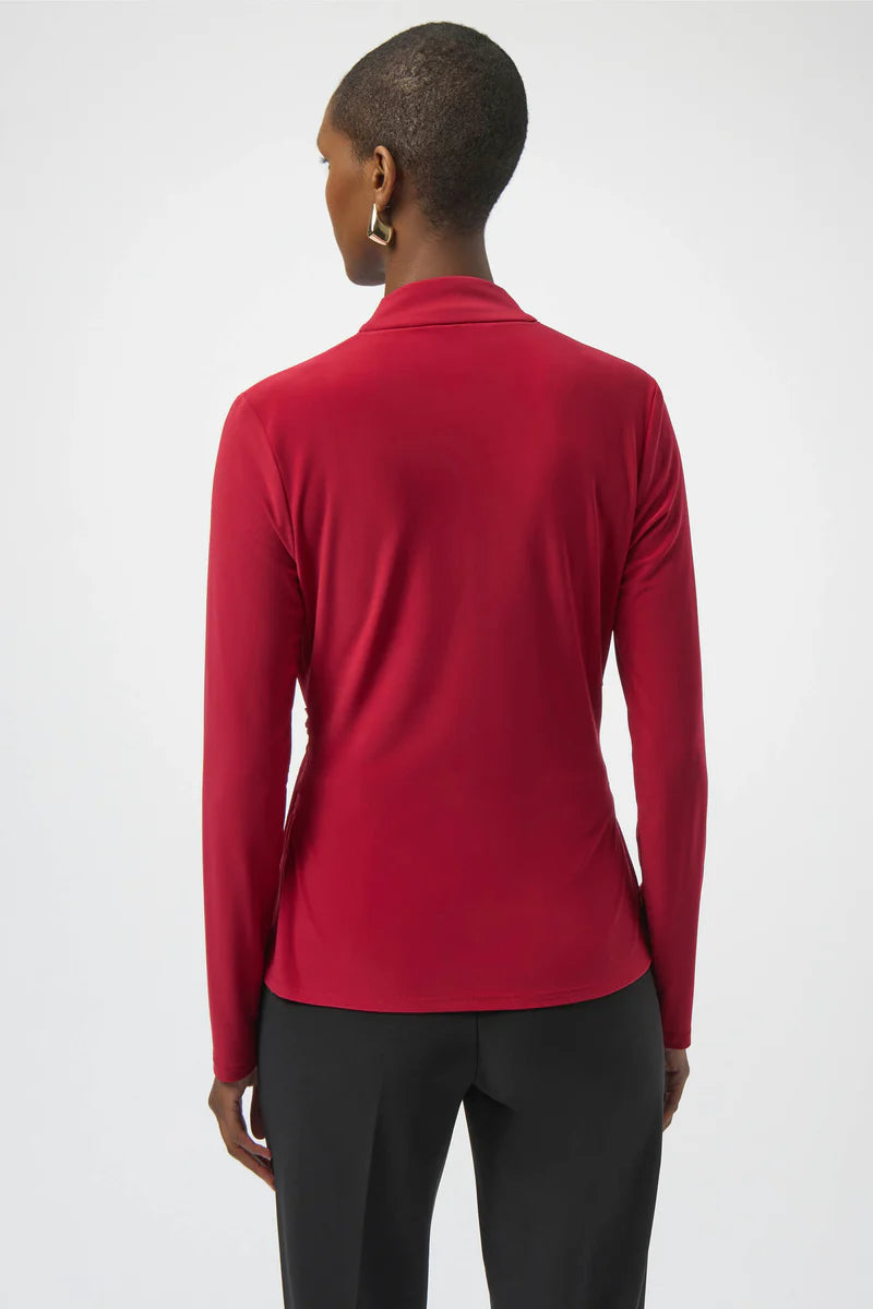 Blusa Cruzada Roja – Joseph Ribkoff 254117