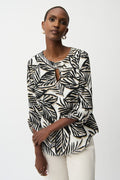 Blusa Estampado Tropical – Joseph Ribkoff 261207