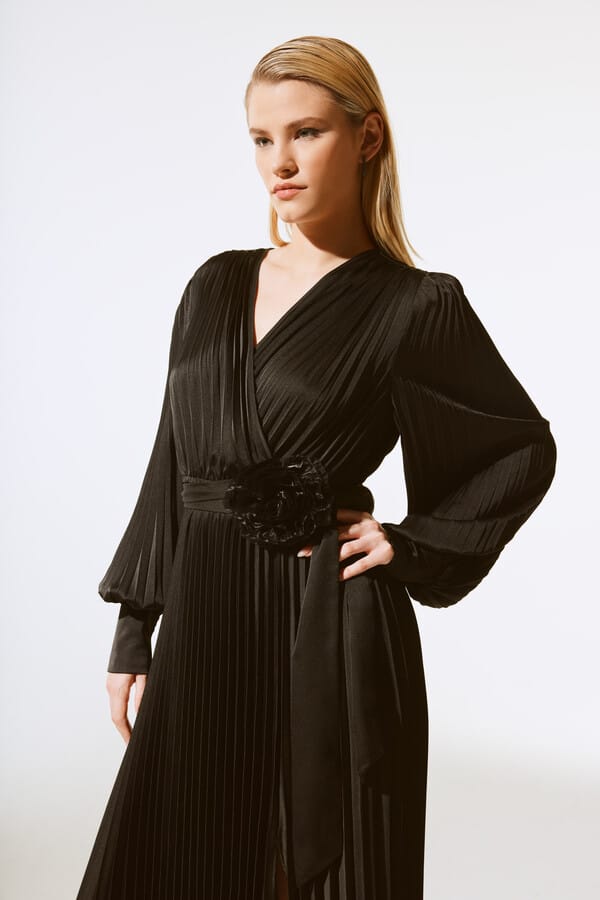 Vestido Largo Plisado Joseph Ribkoff- 243771X