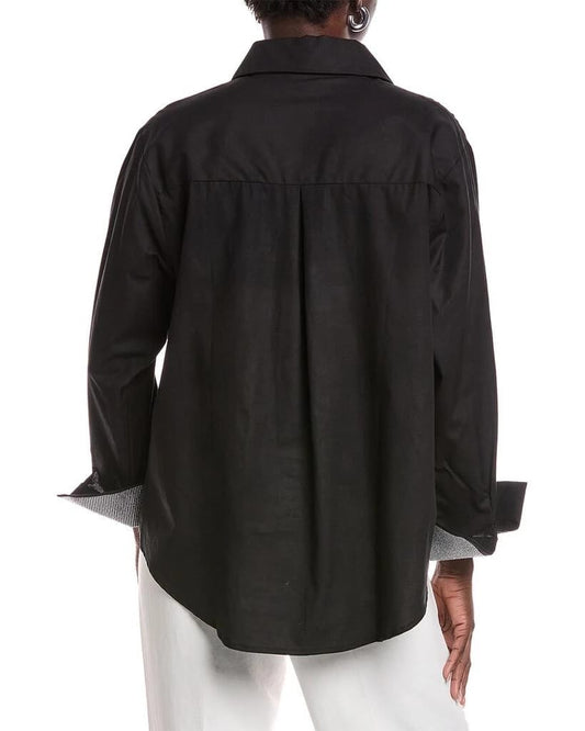 Camisa con Detalles Brillantes – Elegancia Moderna