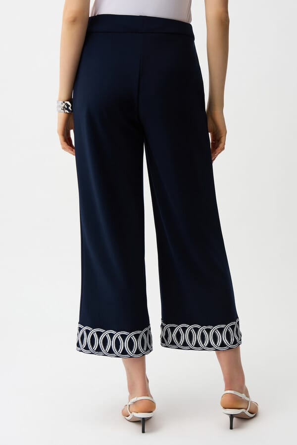 Pantalón Recto con Bordado Geométrico Joseph Ribkoff - 261246
