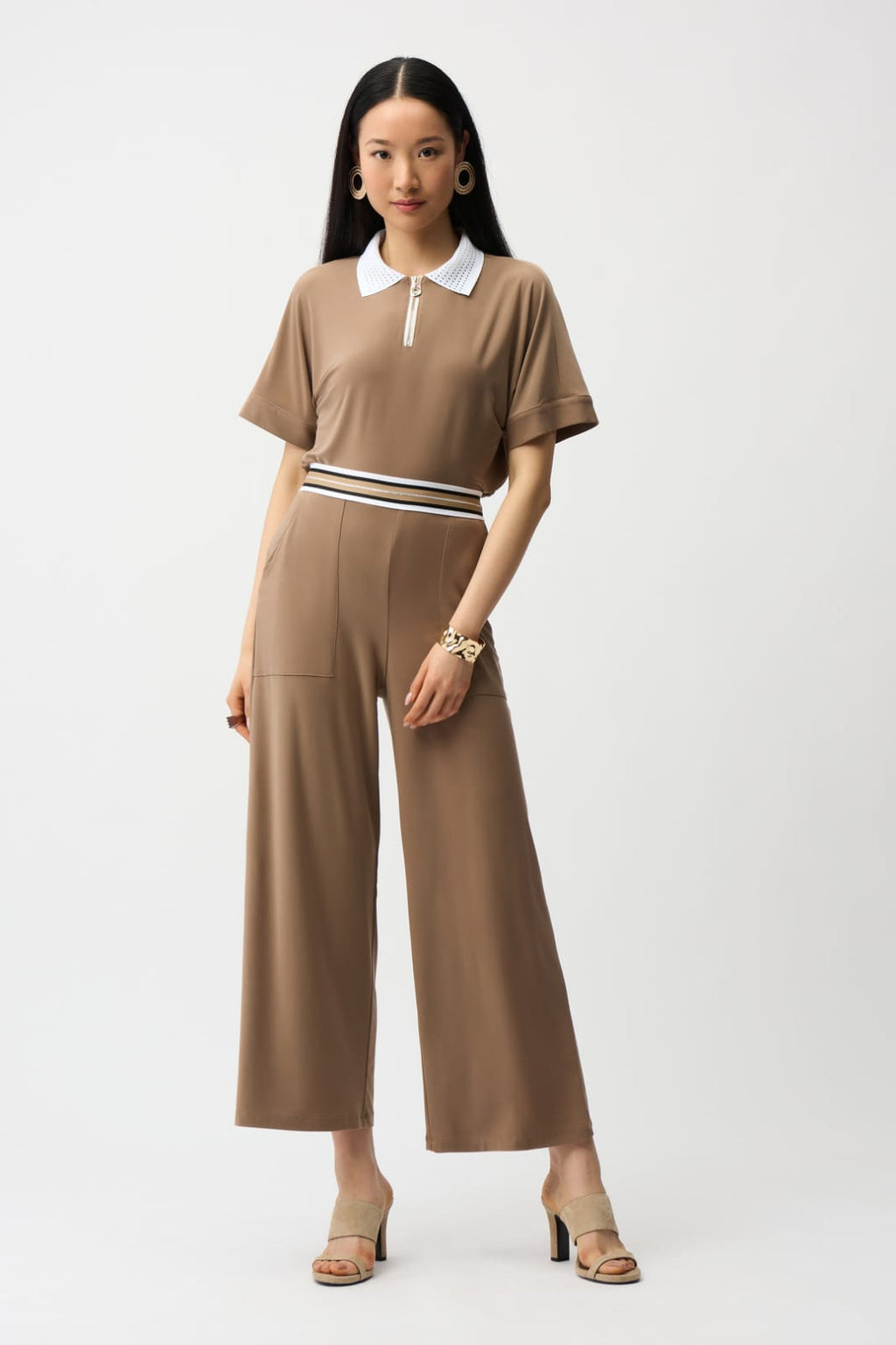 Blusa Polo Camel – Joseph Ribkoff 261164