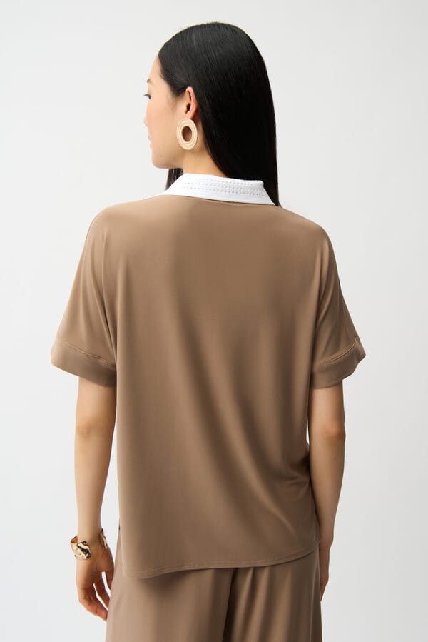 Blusa Polo Camel – Joseph Ribkoff 261164
