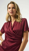 Blusa Burgundy Wrap – Joseph Ribkoff 253237