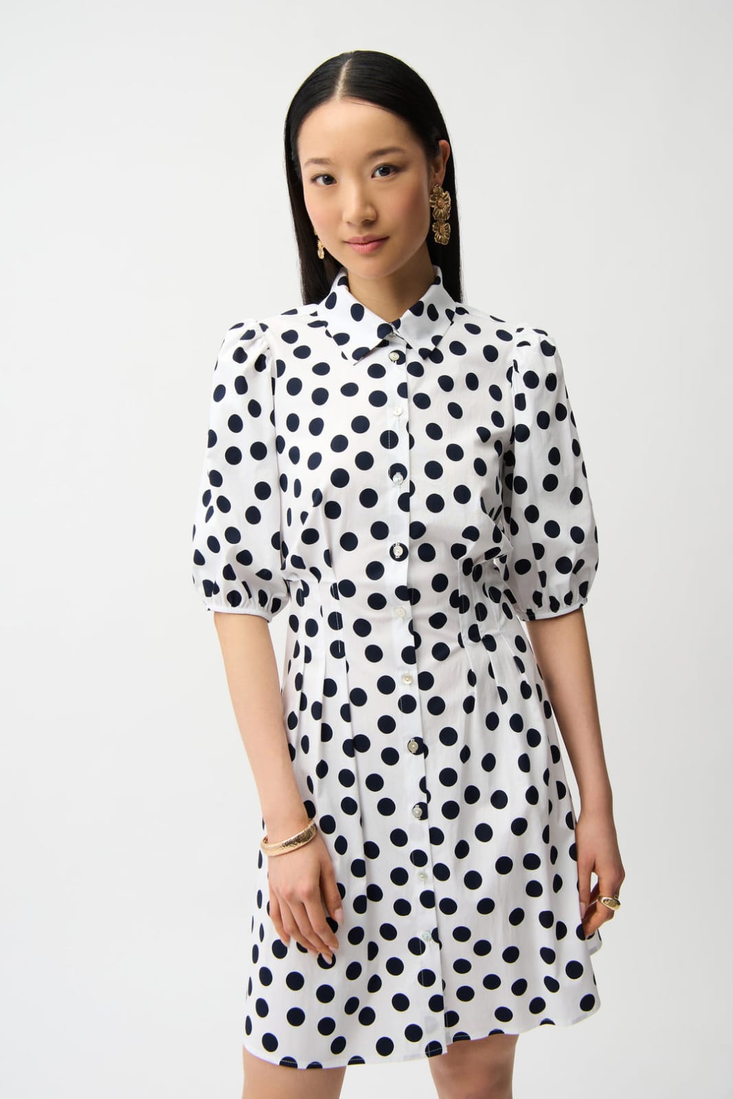 Vestido Camisero de Lunares - Joseph Ribkoff 261262