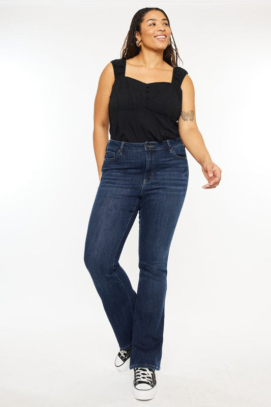 Jean Bootcut Azul Medio – Confort y Estilo en Cada Curva