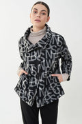 Chaqueta Typo Black & Grey – Joseph Ribkoff 223970