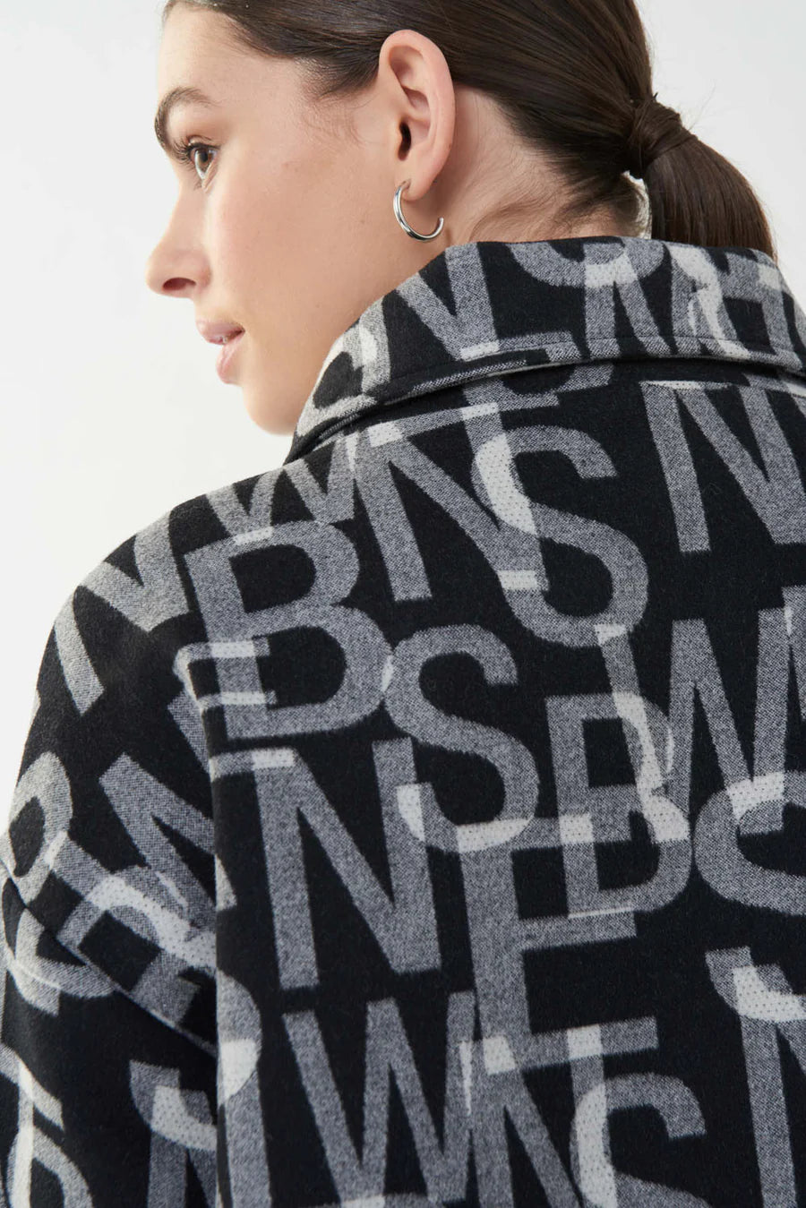 Chaqueta Typo Black & Grey – Joseph Ribkoff 223970