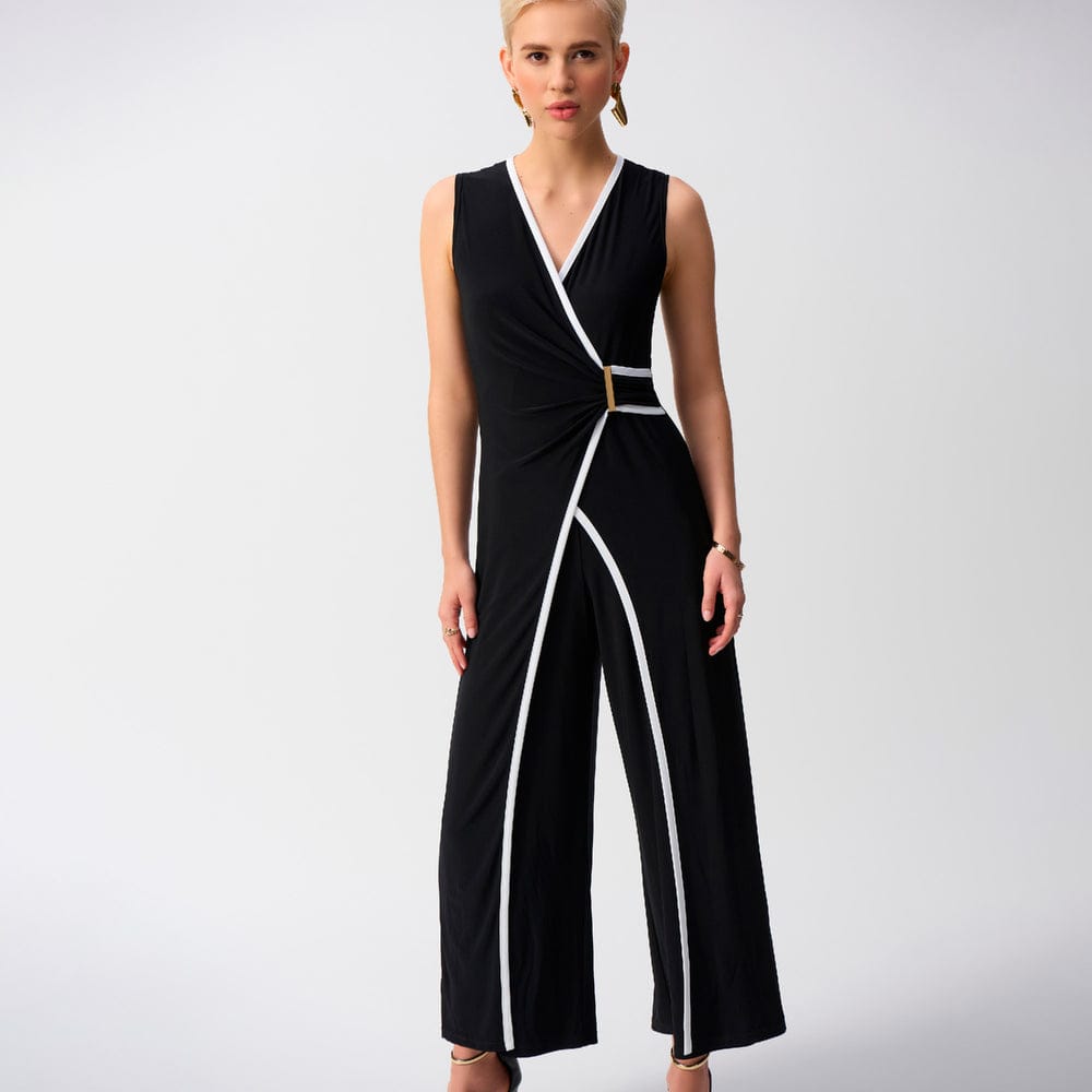 Mono Negro con Detalles Blancos - Joseph Ribkoff 251048