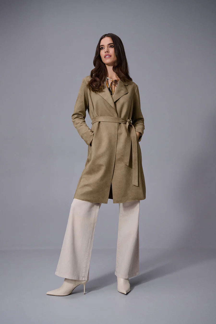 Trench Coat Suede Soft –Joseph Ribkoff 253252