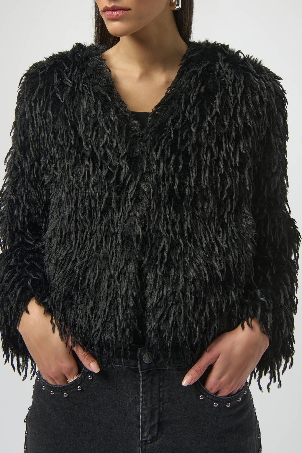 Chaqueta Texturizada Negra – Sofisticación Moderna 254905