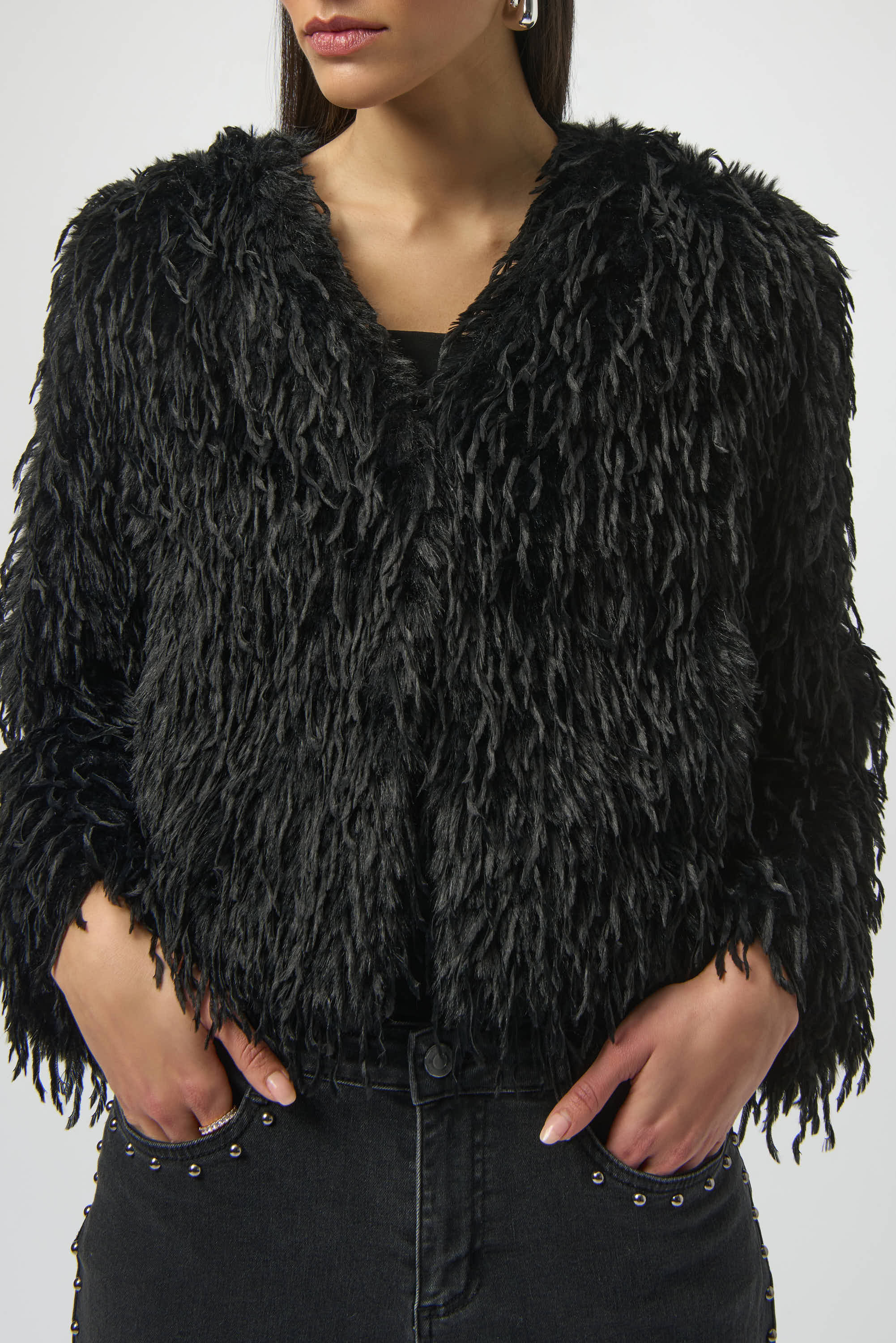 Chaqueta Texturizada Negra – Sofisticación Moderna 254905