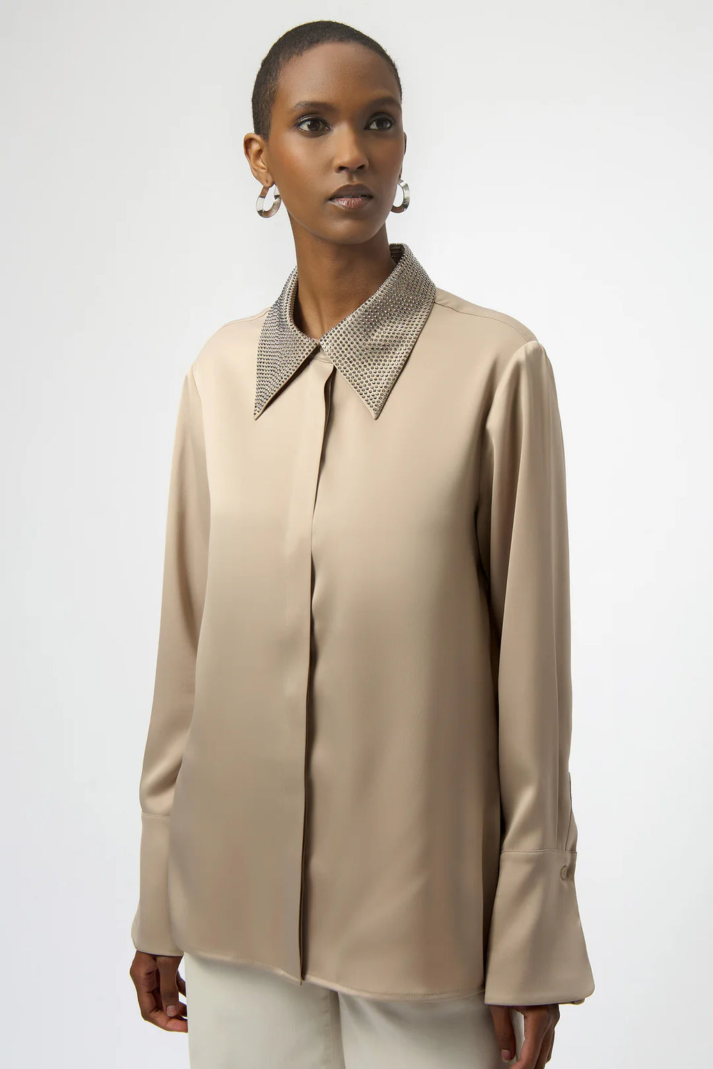 Blusa con Cuello Brillante – Joseph Ribkoff 254926
