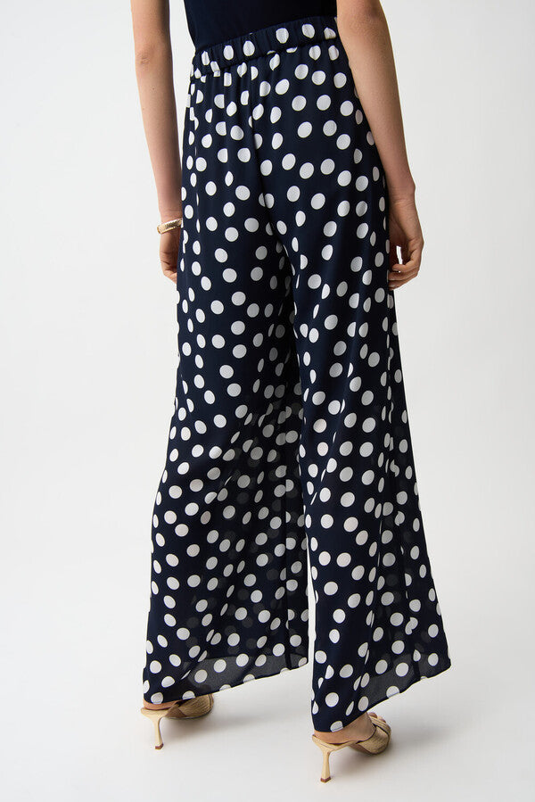 Pantalón Wide Leg Lunares  – Joseph Ribkoff 261305