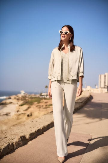 Pantalón Recto Beige Atelier - Joseph Ribkoff 153088s26
