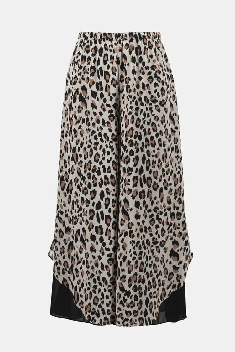 Pantalón Palazzo Reversible Animal Print - Joseph Ribkoff 252156