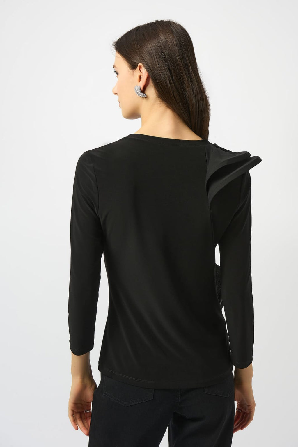 Blusa Black Ruffles – Joseph Ribkoff 253047