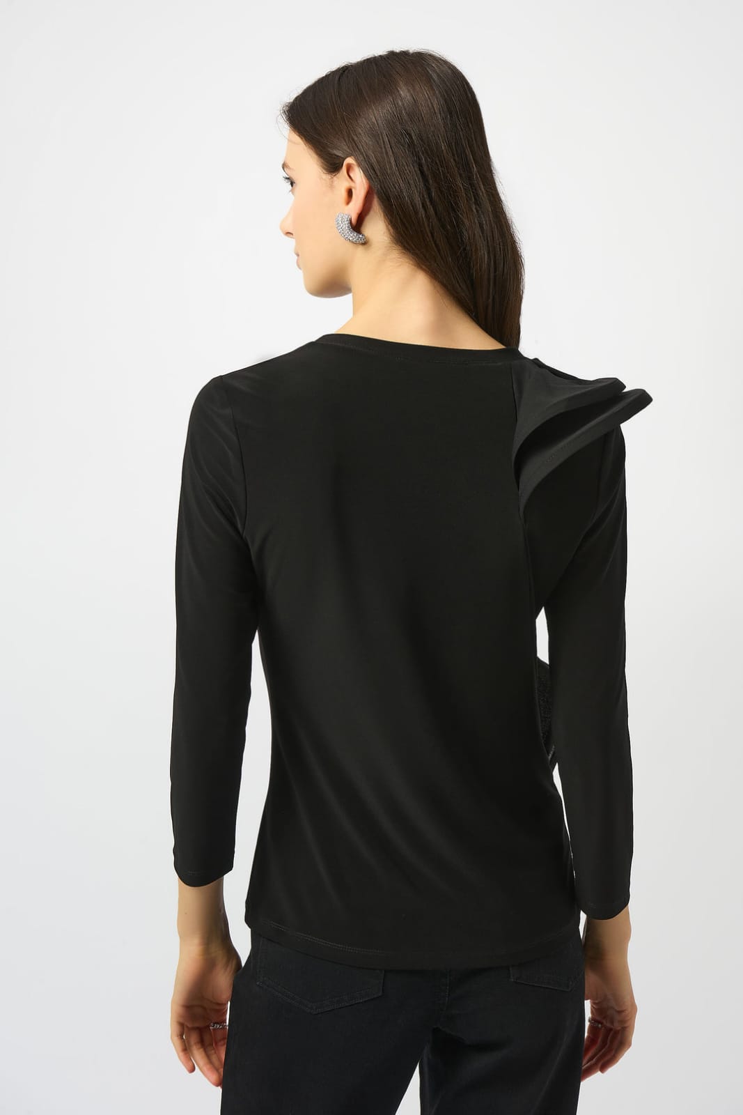 Blusa Black Ruffles – Joseph Ribkoff 253047