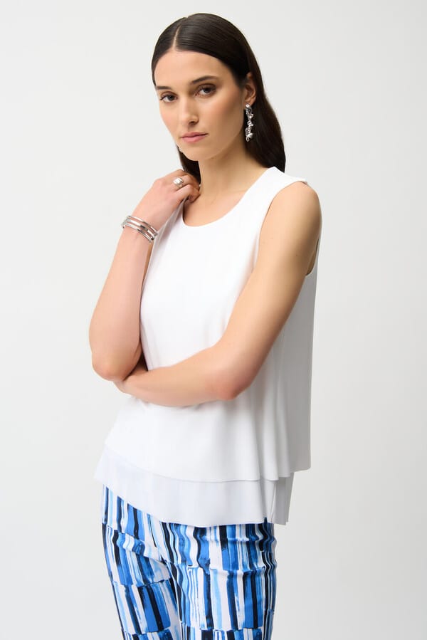 Blusa Sin Mangas Marfil Joseph Ribkoff - 261189
