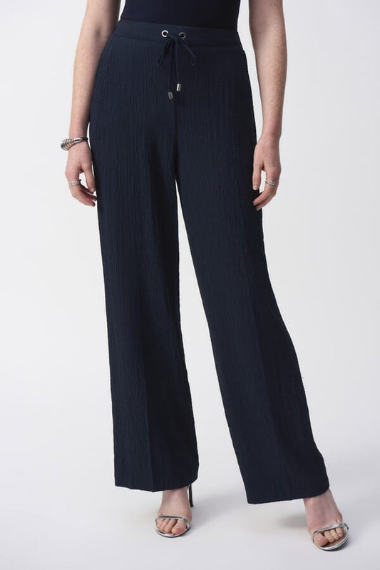 Pantalón Azul Marino con Textura - Joseph Ribkoff 251393