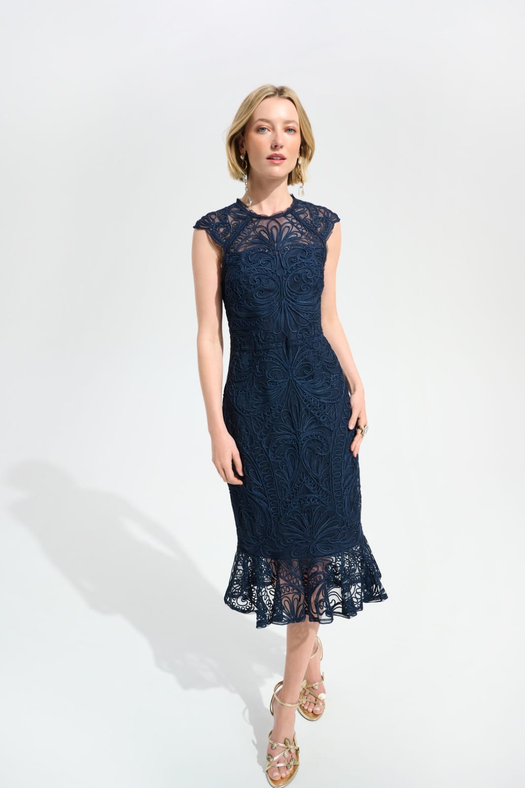 Vestido Midi de Encaje Joseph Ribkoff - 261740