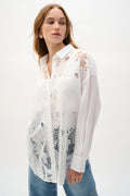 Blusa Blanca con Encaje – Joseph Ribkoff 262952