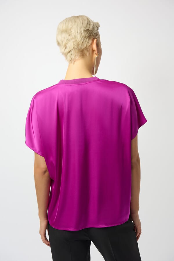Blusa Satín Fucsia-Joseph Ribkoff 253921