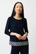 Blusa Azul Marino Joseph Ribkoff - 261069