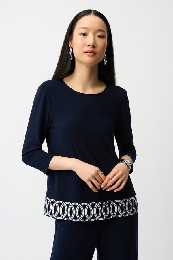 Blusa Azul Marino Joseph Ribkoff - 261069