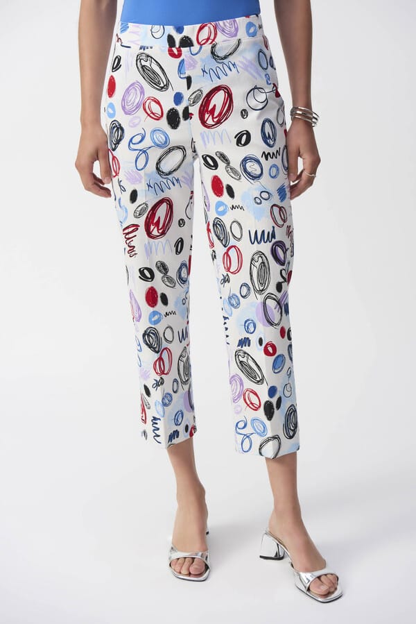 Pantalones Abstract Prints - Joseph Ribkoff 251221