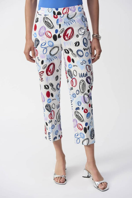 Pantalones Abstract Prints - Joseph Ribkoff 251221