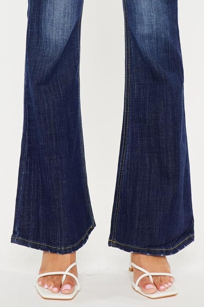 Jean Flare Azul Profundo – Estilo Sofisticado y Atemporal